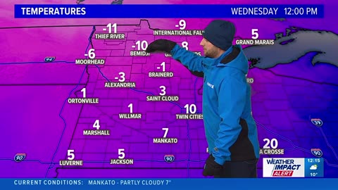 KARE-11 News At Noon - Brutal Cold