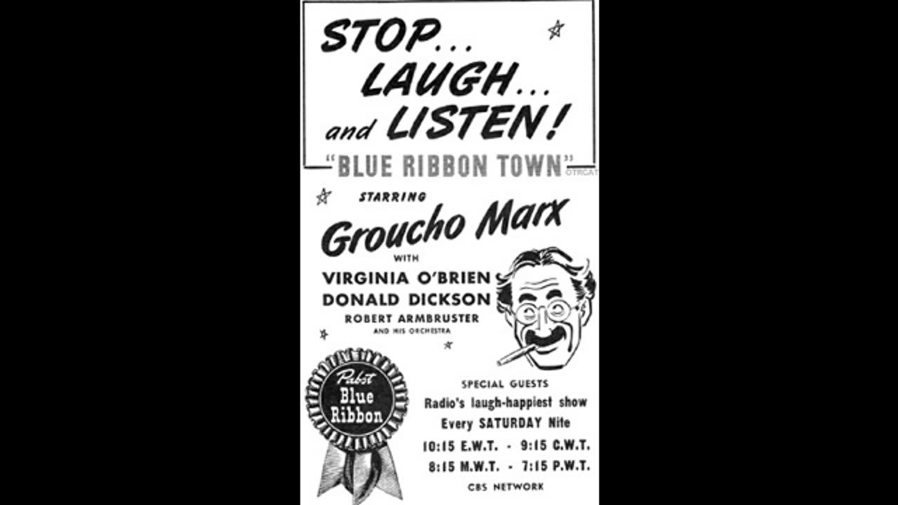 Blue Ribbon Town Starring Groucho Marx