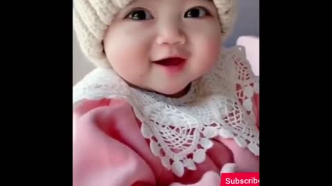 Cute babies smile