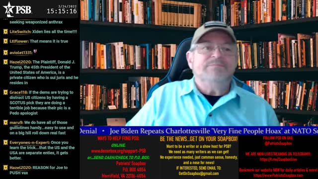 2022-03-24 15:00 EDT - The Common Sense Show: with Derek