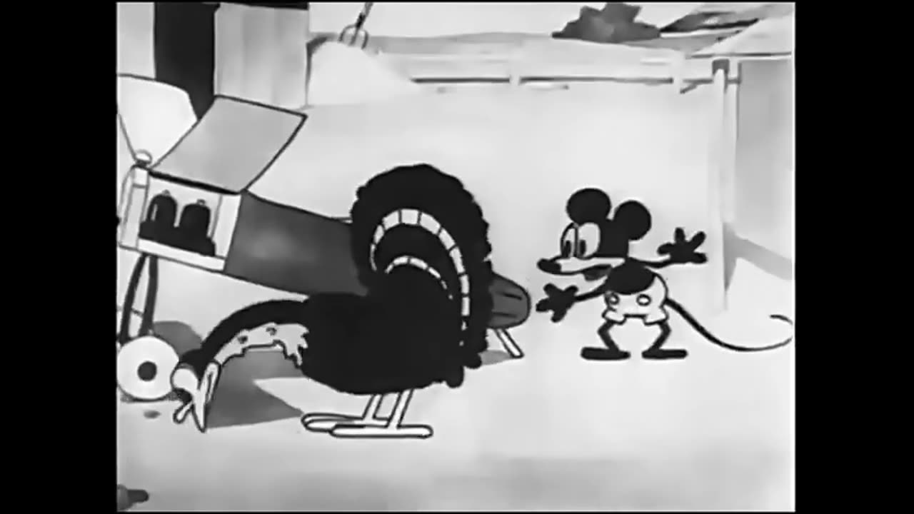 Plane Crazy (1928) Mickey Mouse cartoon