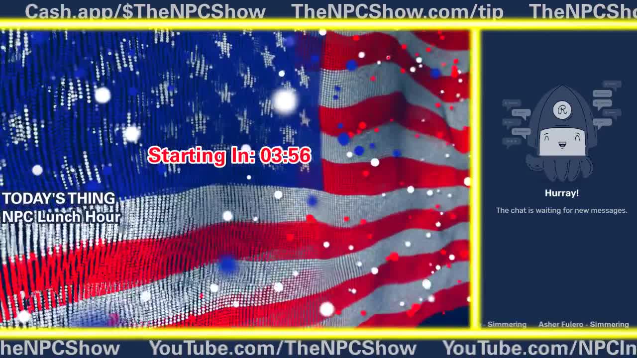 🔴LIVE: NPC Lunch Hour 🟠⚪🟣 The NPC Show
