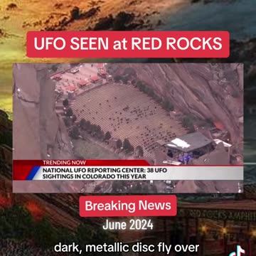 UFO Over Red Rocks
