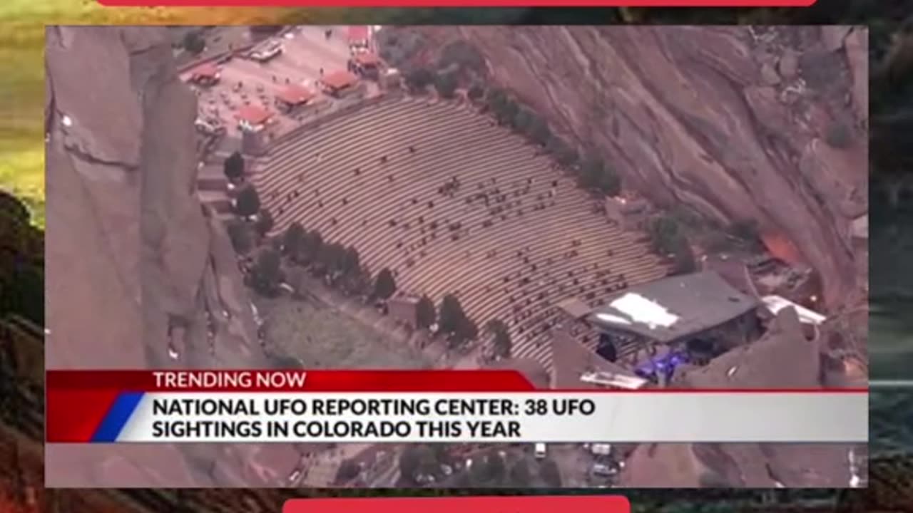 UFO Over Red Rocks