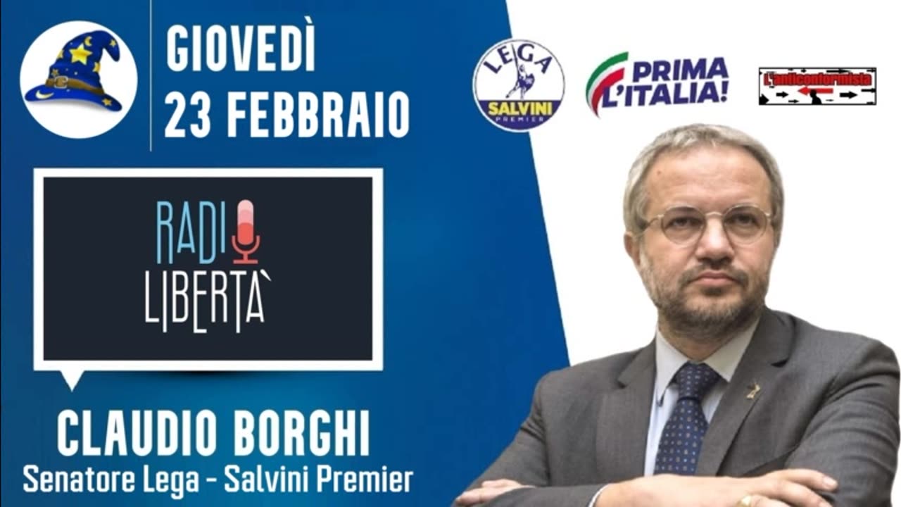 🔴 31ª Puntata della rubrica "Scuola di Magia" di Claudio Borghi su Radio Libertà (23/02/2023).