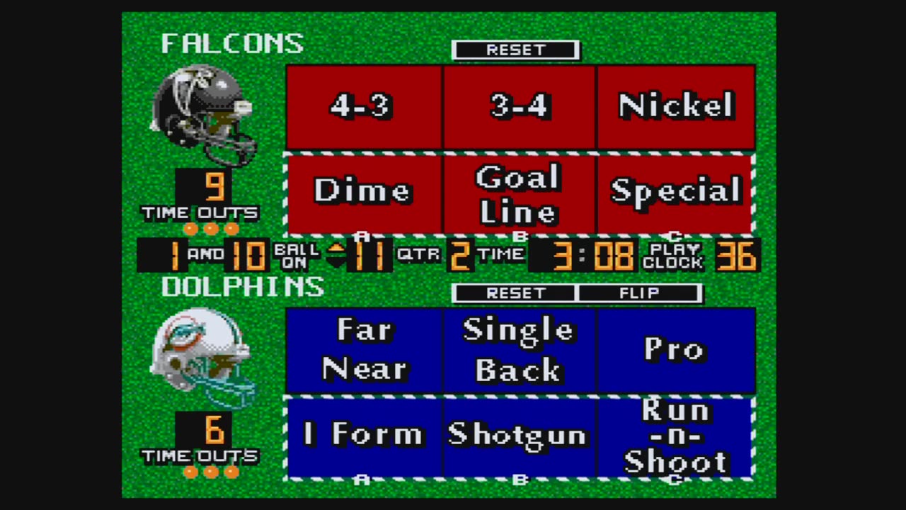 Madden96 (Sega Genesis) Dolphins vs Falcons Part2