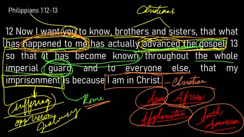 Philippians 1:12-20 // Suffering Well for the Advancement of the Gospel
