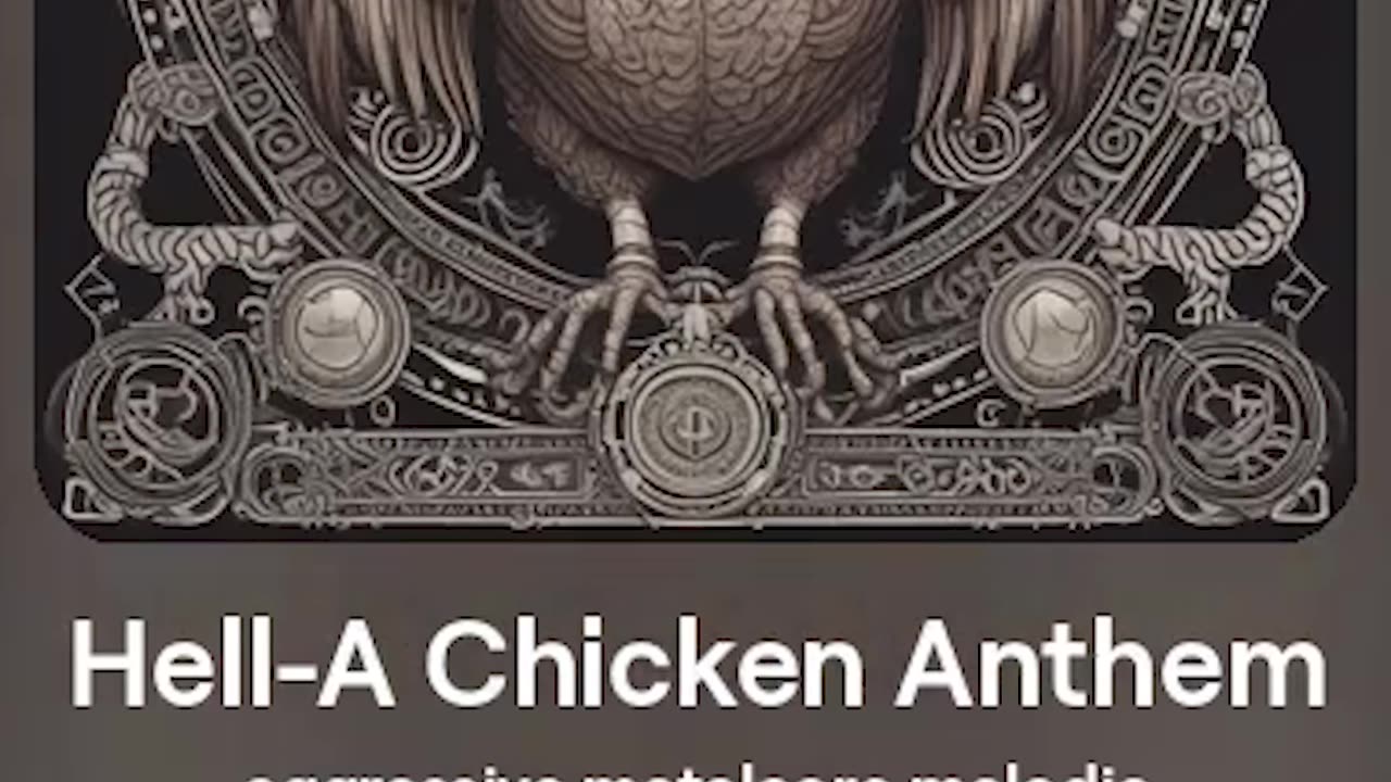 Hella Chicken AI Metalcore Anthem Full