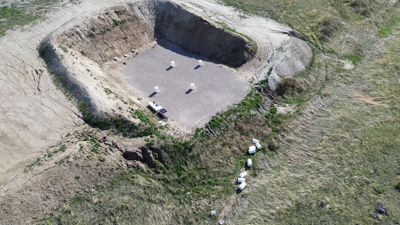 Neighbor's shooting range