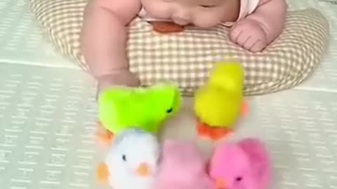 Cute baby fun 🤩