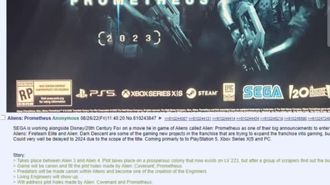 Aliens promethius game awards leak