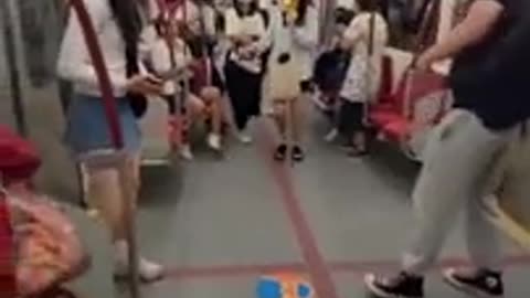 Train fight