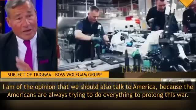 German businessman blames the US for prolonging the war