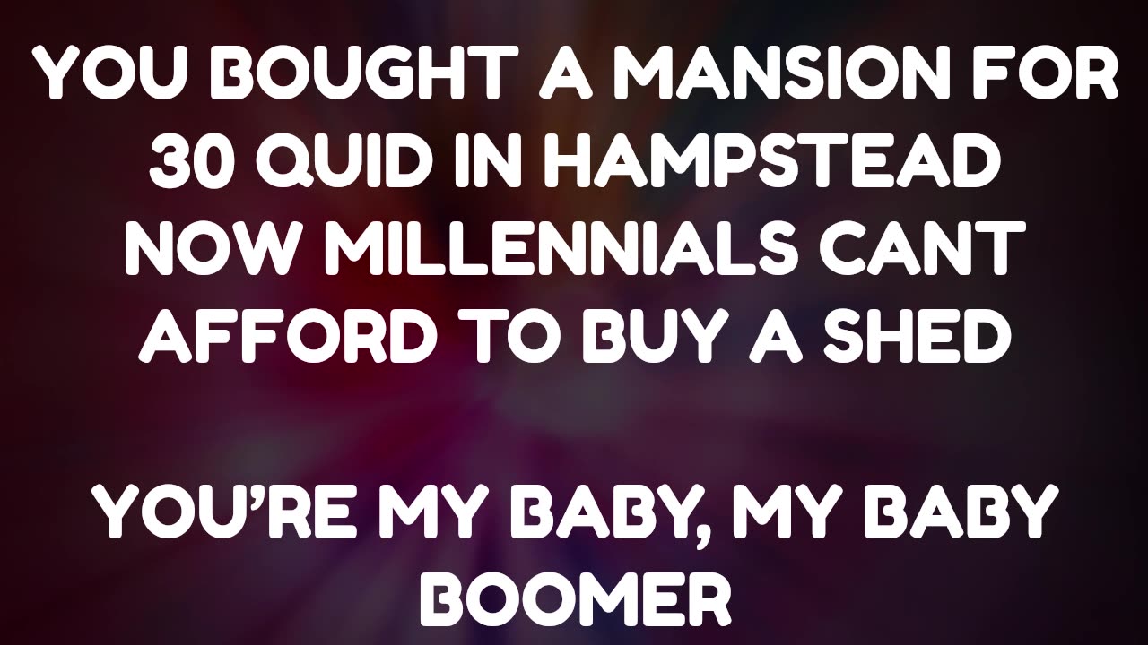 Baby Boomer Revenge Song | #GAMMMY | https://linktr.ee/gammmy