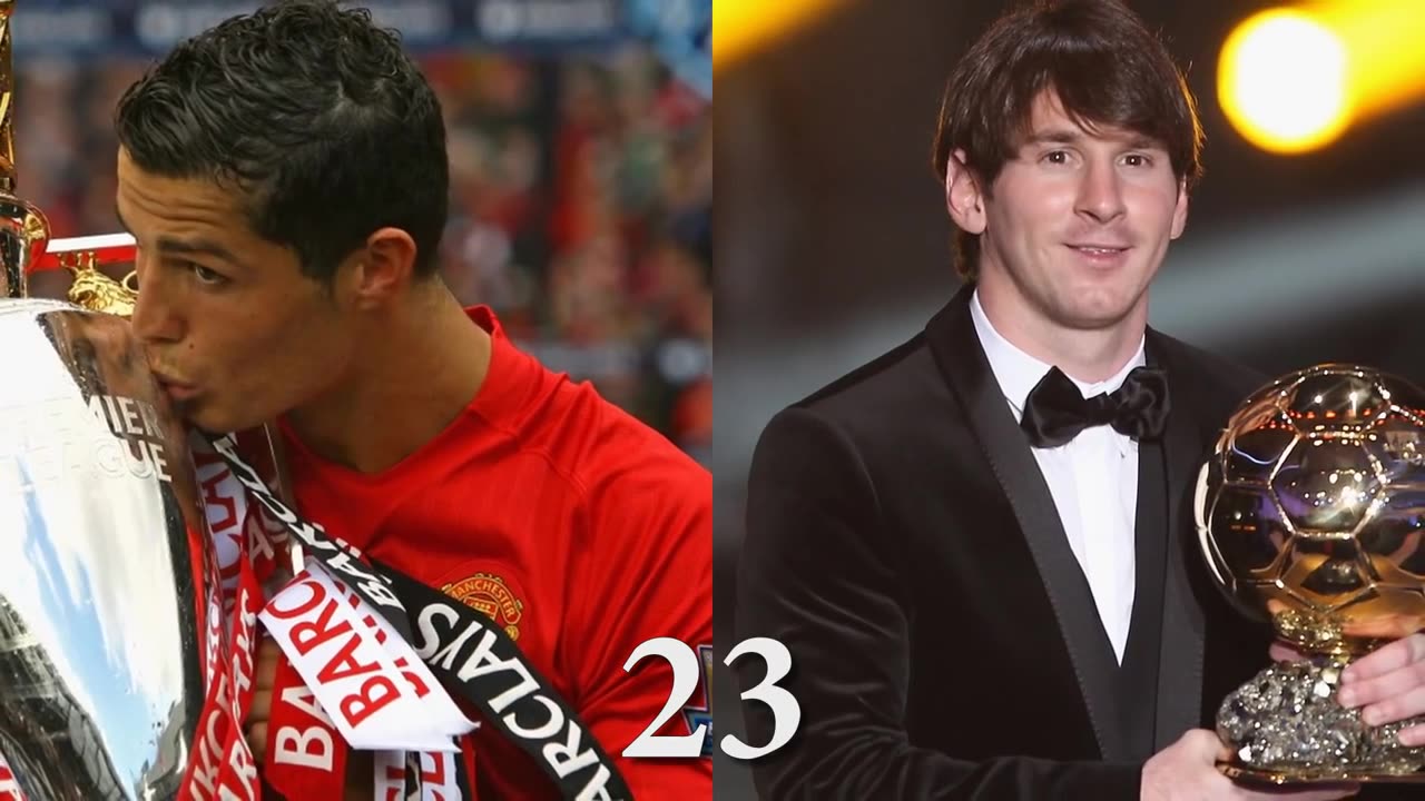 Tranformation Cristiano Ronaldo vs Leonel messi