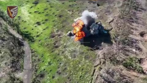 Spectacular Detonation of a Russian BMP3