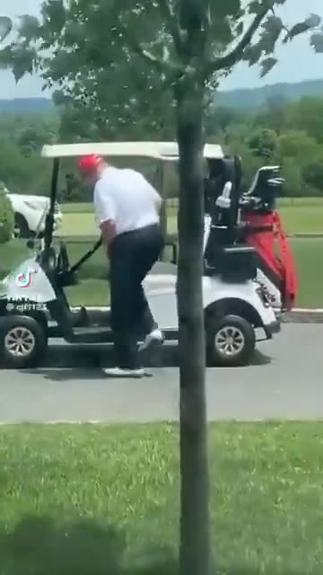 Gets Shot Plays Golf #GangstaAF