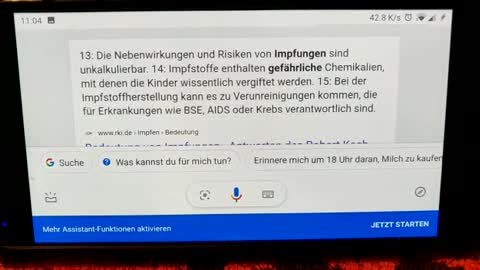 Da fragt jemand Google: "Sind Impfungen gefährlich?"