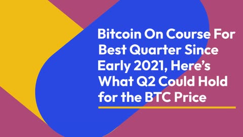 Bitcoin On Course For Best Quarter