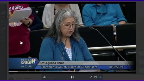 October 22, 2024 Sacramento Board of Supervisor