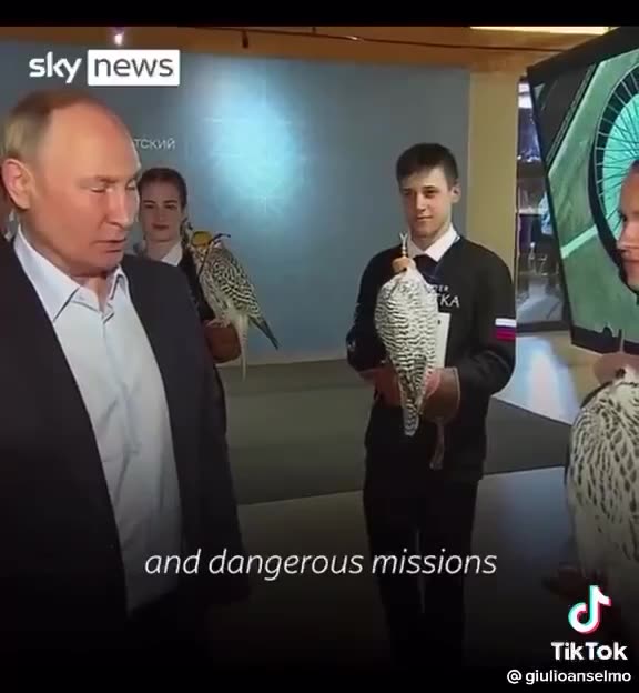 Putin and the eagle