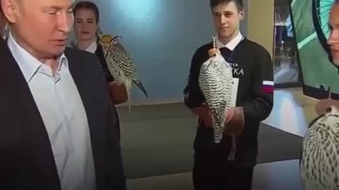 Putin and the eagle