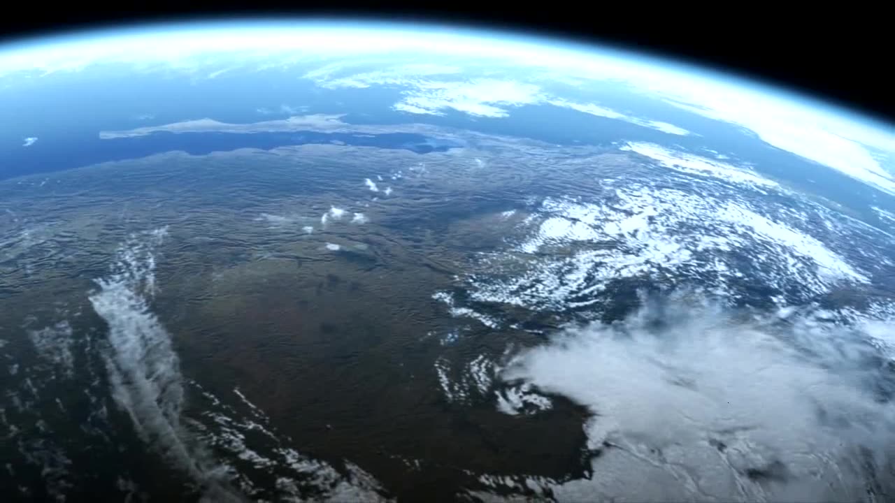 Earth From Space Animation