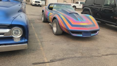 2024-09-11 1977 Corvette "Wild Thing" waiting for clear coat.