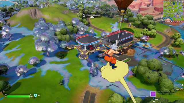 Drive a vehicle into a Chrome Vortex and fly around it for 10 seconds (10) Fortnite Week 9 Quests