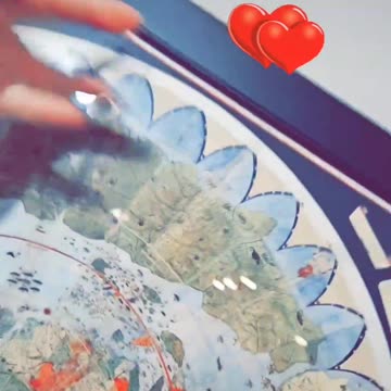 My Flat Earth Map ♡