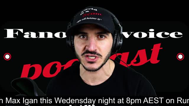 Promo- Max Igan this Wednesday Live at 8pm AEST on Rumble