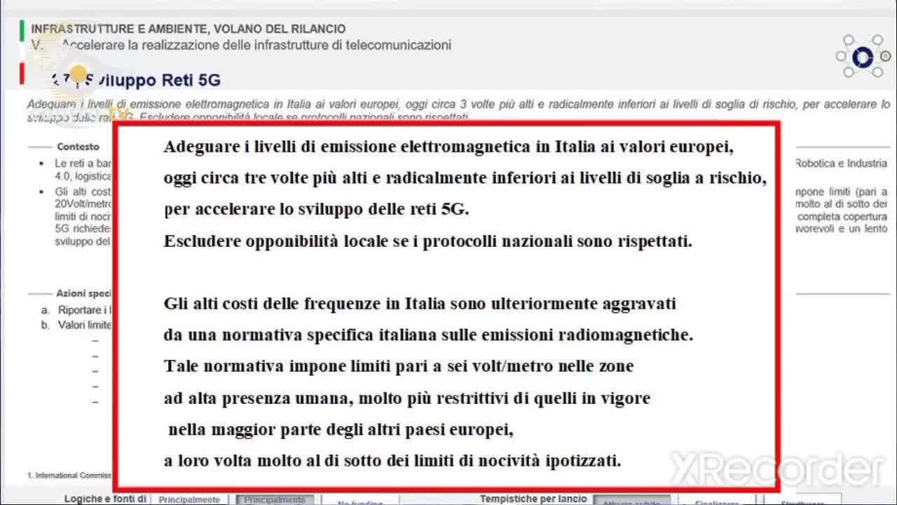 Non ci sono studi sul 5G e perché vogliono aumentare le emissioni elettromagnetiche