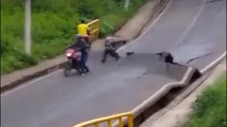 Colapso de puente vehicular en Norte de Santander