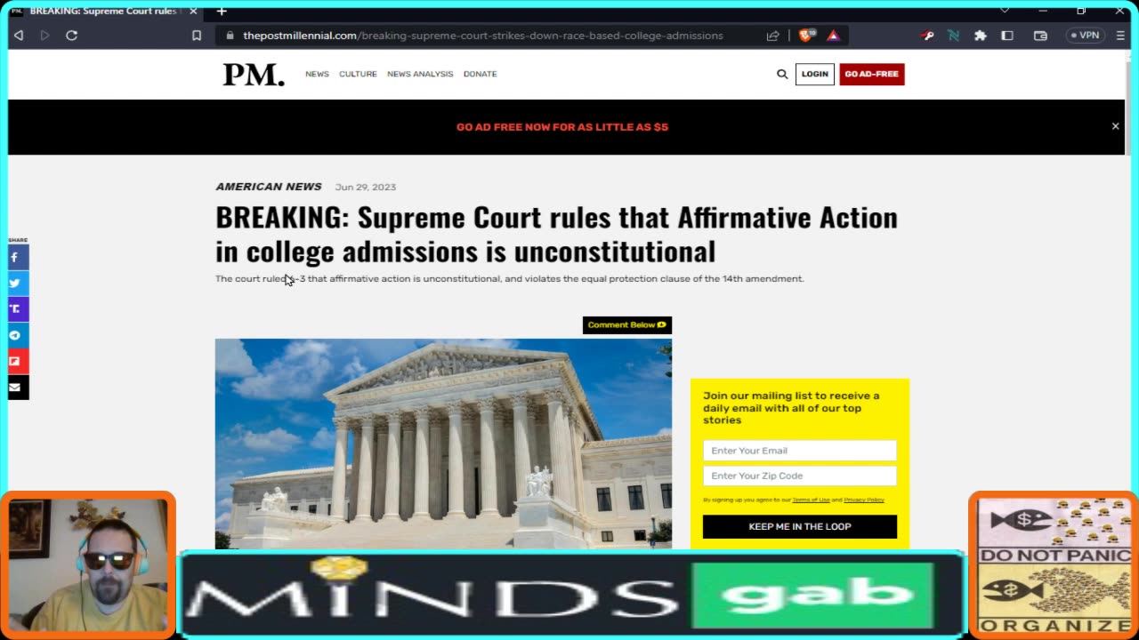 Institutional Racism Falls: Affirmative Action Struck Down by Supreme Court