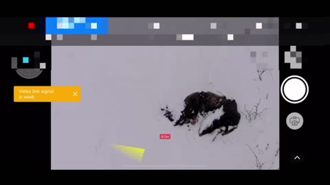 Russians Run Over Mine in the Dark