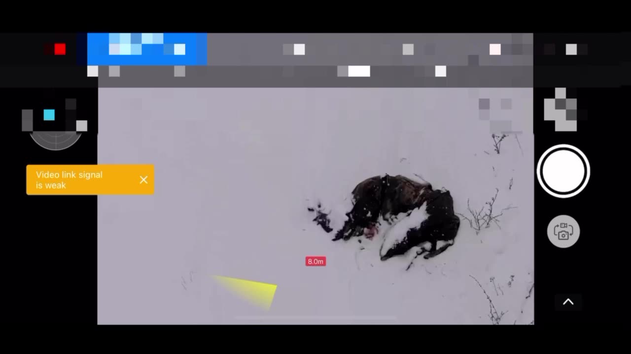 Russians Run Over Mine in the Dark