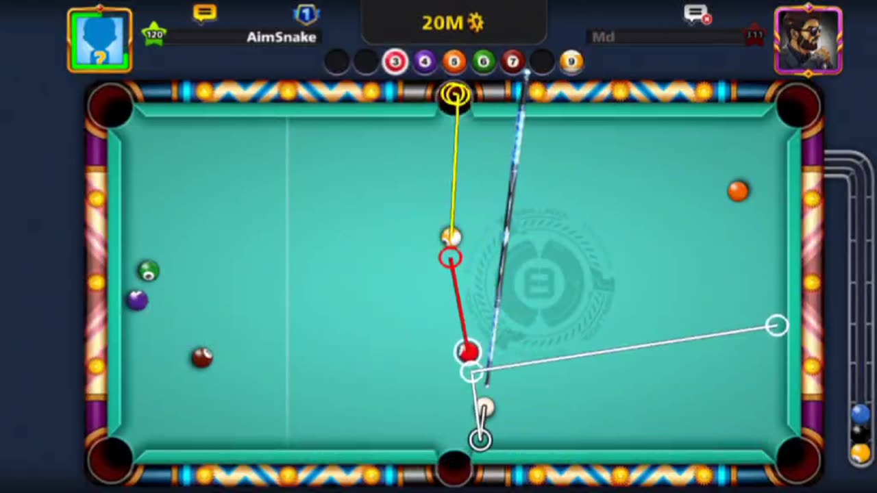 8 Ball Pool Mod de Tabelas Snake