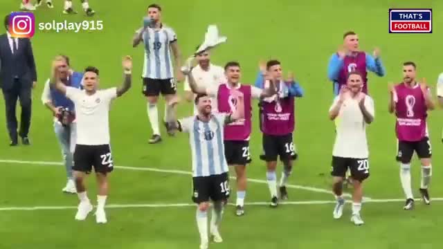 😅Happy Messi Celebrating After Beating Mexico!