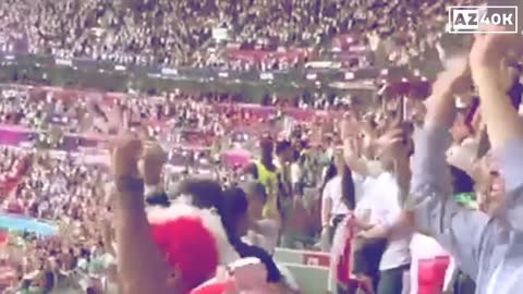 Iran Fans Celebrating 2-0 Win Over Wales