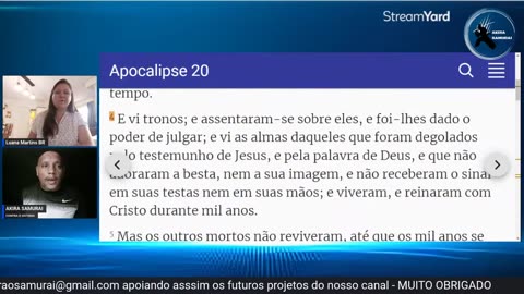 REGISTROS SAMURAI - rF1Rd7jmYT8 - ESTUDO BIBLICO - QUEM É MULHER DO APOCALIPSE 12 @luanamartinsbr673