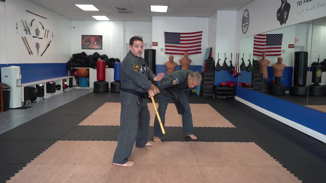 Correcting common errors executing the American Kenpo technique Returning Storm