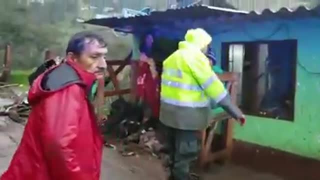 Se registra cierre parcial en la vía Bucaramanga-Pamplona por fuertes lluvias