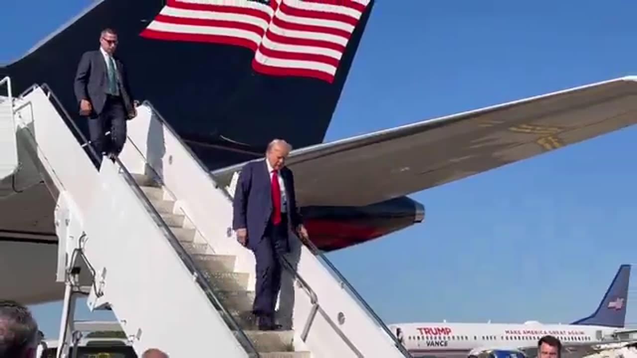 President @realDonaldTrump is wheels down in Pennsylvania…