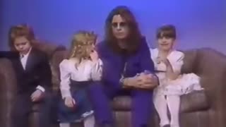 6 year old Kelly Osbourne ratting out her dad Ozzy