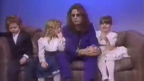 6 year old Kelly Osbourne ratting out her dad Ozzy