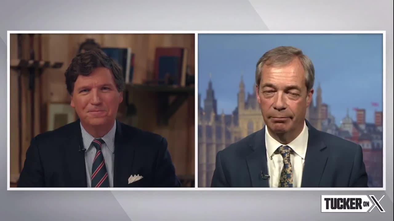 Tucker Carlson on X (Ep. 35) - Nigel Farage on Refugees from Gaza