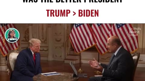 DR. Phil proves Trump was the better President