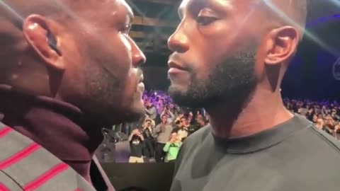 Usman vs Edwards 3 staredown UFC 286