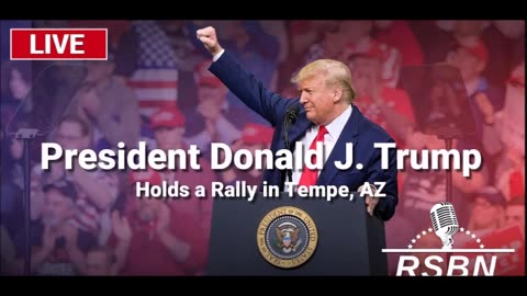 LIVE: President Trump Holds a Rally in Tempe, AZ - 10/24/24