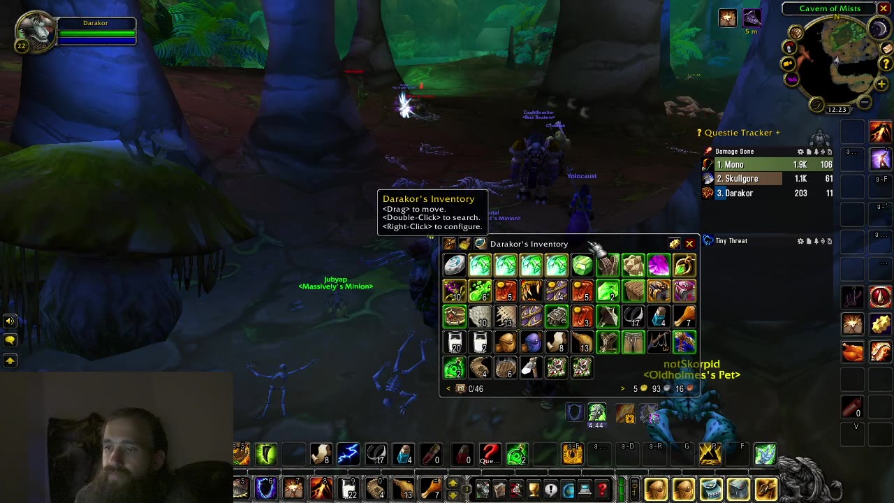 WoW Session 2 part 3 Shaman WC farming